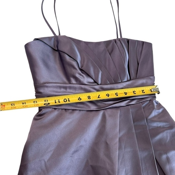 Vineyard Collection Lavender Purple Spaghetti Strap Mini Dress Size 2 - Picture 11 of 17